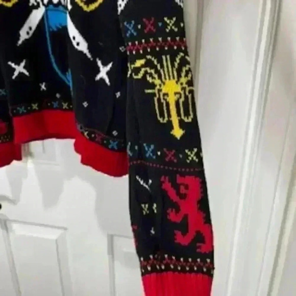 Game Of Thrones Joy To The‎ Realm Christmas Holiday Sweater Adult Sz Medium - Picture 11 of 12